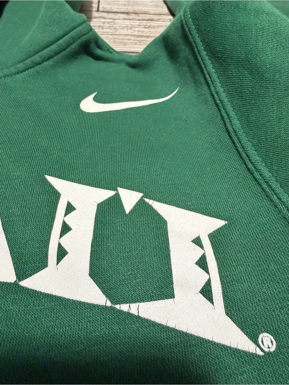 Nike Hawaii Rainbow Warriors Hoodie Men’s S Green Pullover Fleece